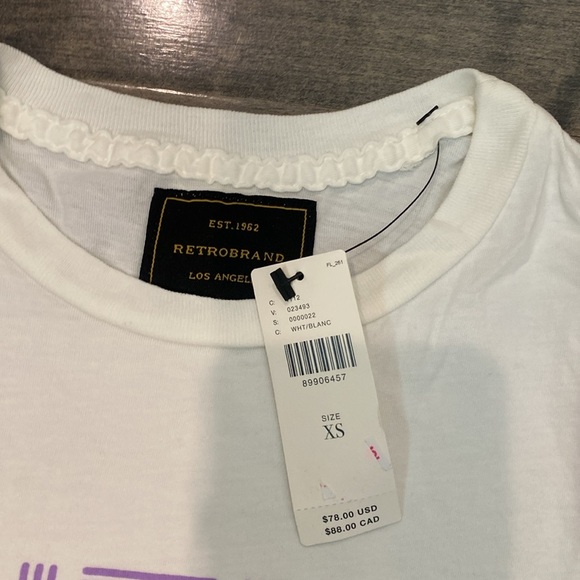 Anthropologie Retro Brand Varsity Graphic Short-Sleeve T-Shirt Whitney 85 - Picture 3 of 3